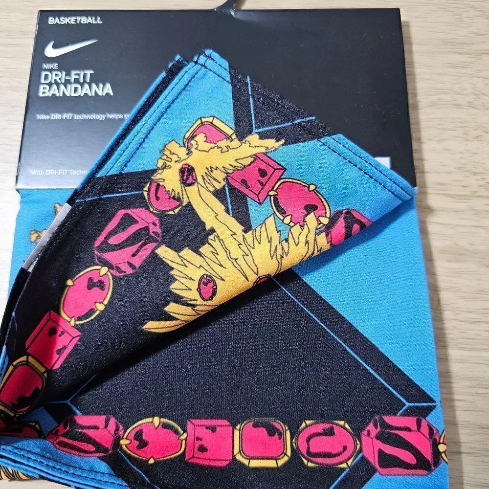 Nike LeBron James Dri-Fit Bandana Royal Lion Logo Unisex Blue Gold Red Black New